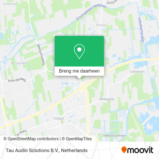 Tau Audio Solutions B.V. kaart