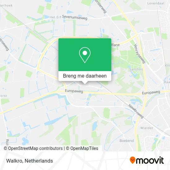 Walkro kaart
