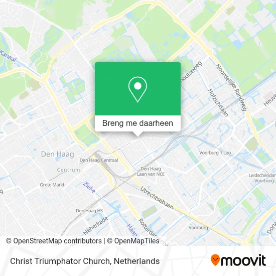 Christ Triumphator Church kaart