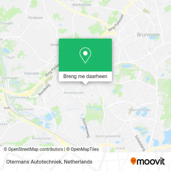 Otermans Autotechniek kaart
