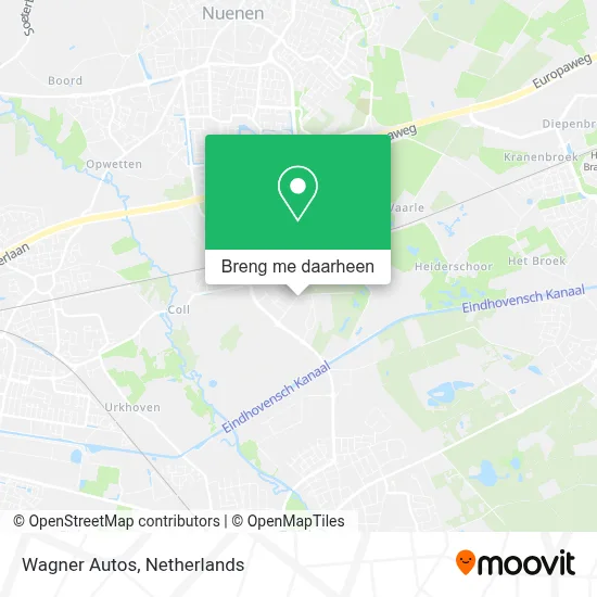 Wagner Autos kaart