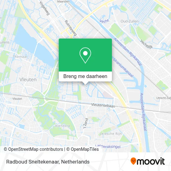 Radboud Sneltekenaar kaart