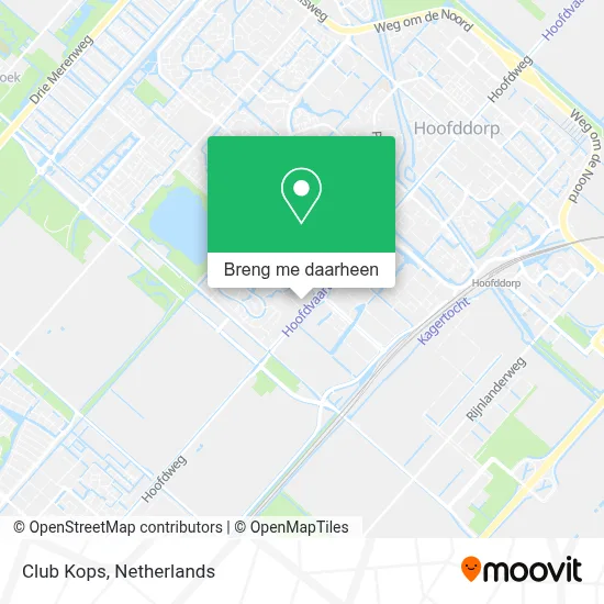 Club Kops kaart