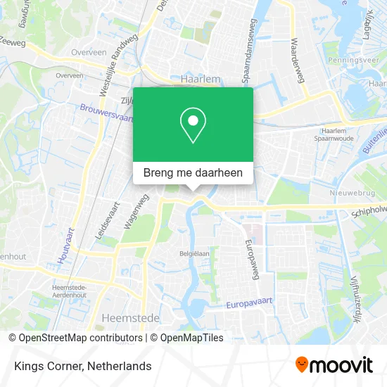 Kings Corner kaart