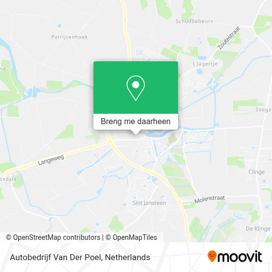 Autobedrijf Van Der Poel kaart