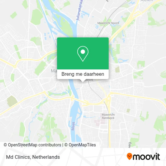 Md Clinics kaart