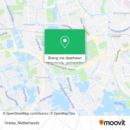 Vrelax kaart