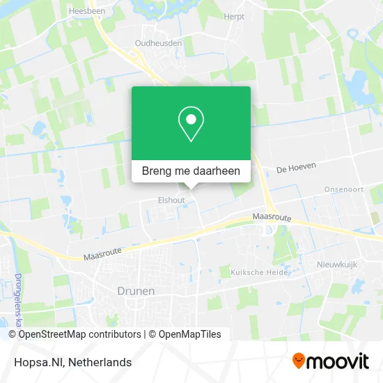 Hopsa.Nl kaart