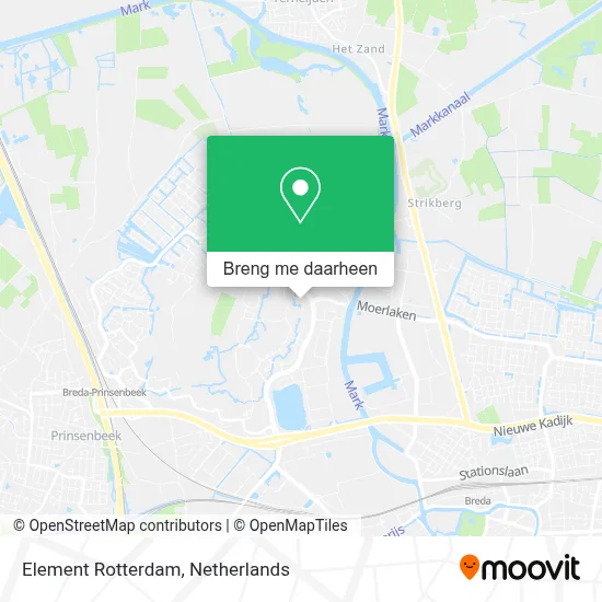 Element Rotterdam kaart