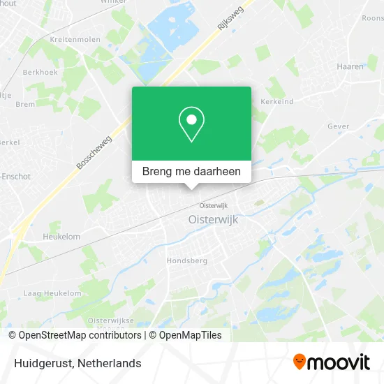 Huidgerust kaart