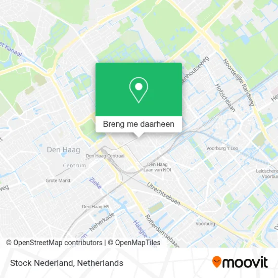 Stock Nederland kaart