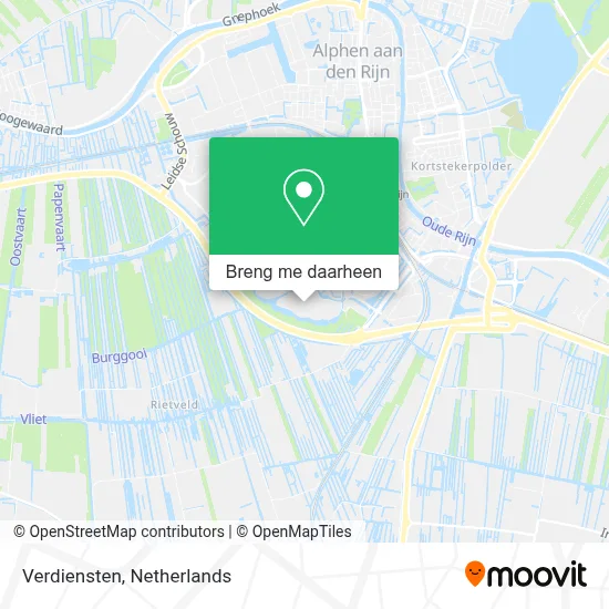 Verdiensten kaart