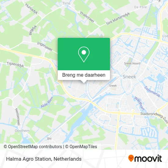 Halma Agro Station kaart