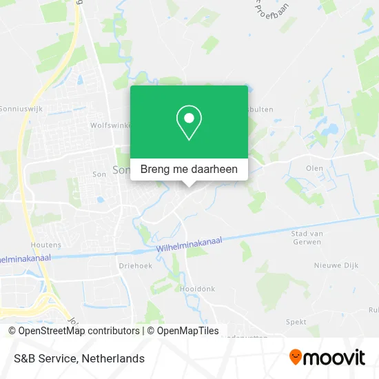 S&B Service kaart