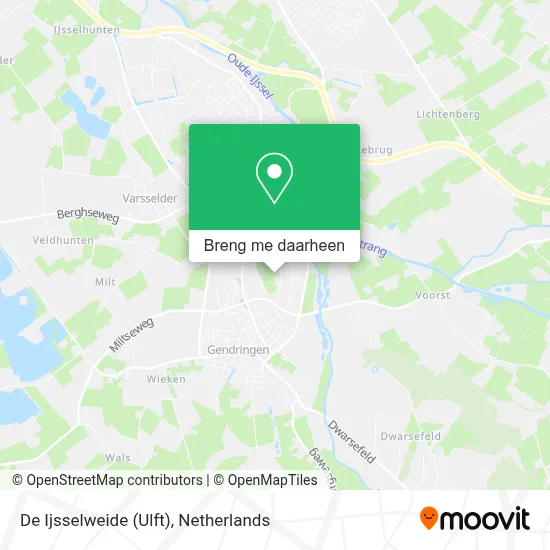 De Ijsselweide (Ulft) kaart