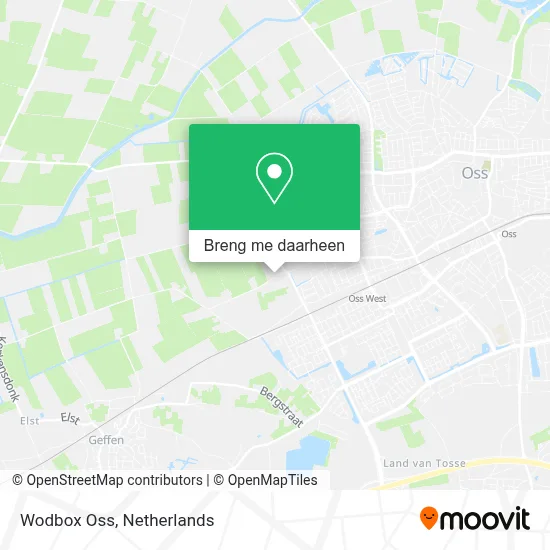 Wodbox Oss kaart