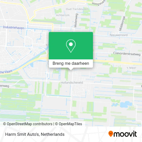 Harm Smit Auto's kaart