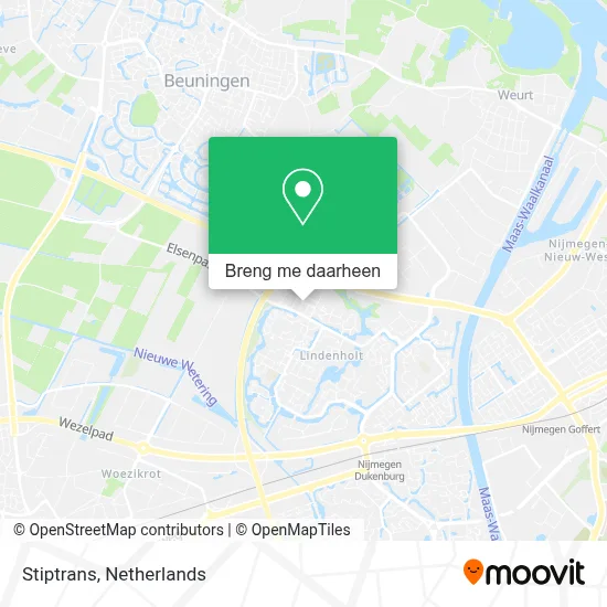 Stiptrans kaart