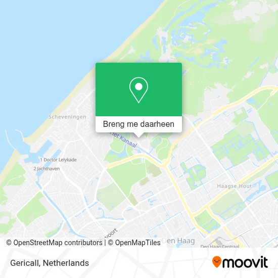 Gericall kaart