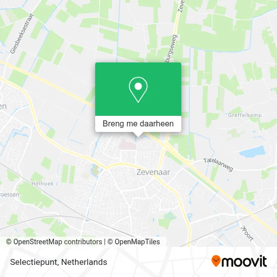 Selectiepunt kaart