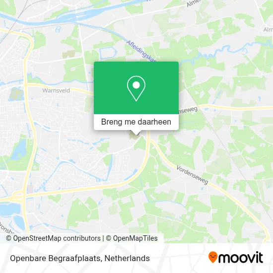 Openbare Begraafplaats kaart