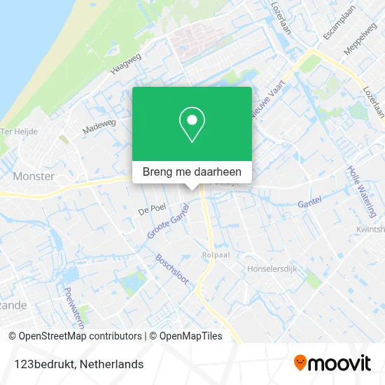 123bedrukt kaart