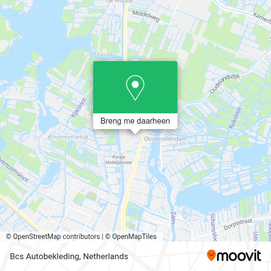 Bcs Autobekleding kaart
