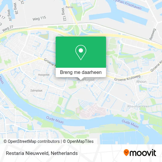 Restaria Nieuwveld kaart