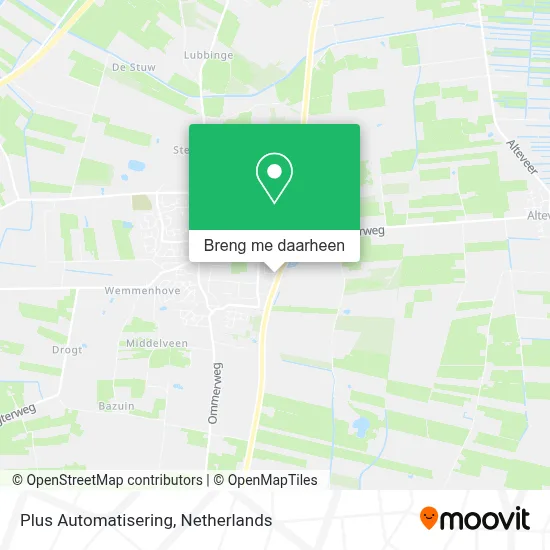 Plus Automatisering kaart