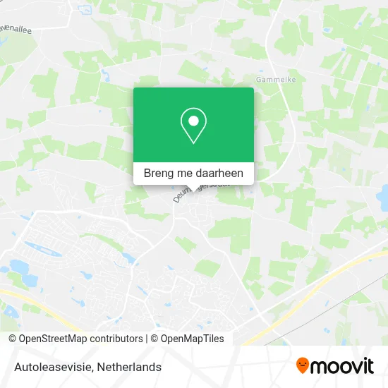 Autoleasevisie kaart