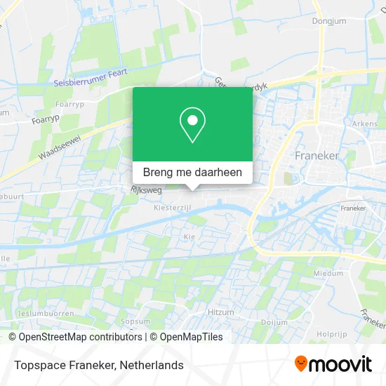 Topspace Franeker kaart