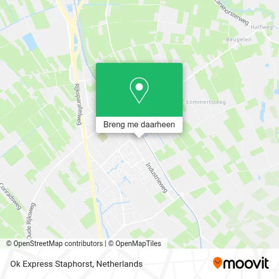 Ok Express Staphorst kaart