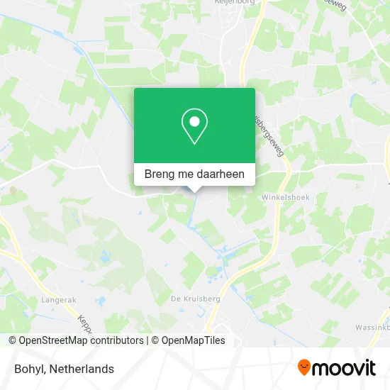 Bohyl kaart