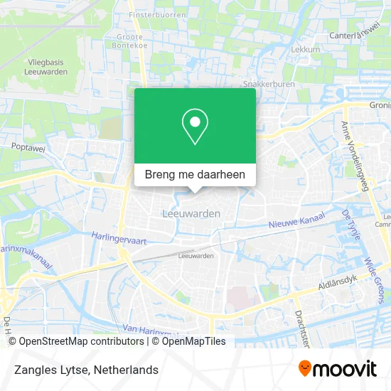 Zangles Lytse kaart