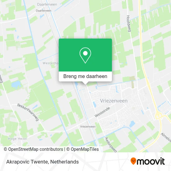 Akrapovic Twente kaart