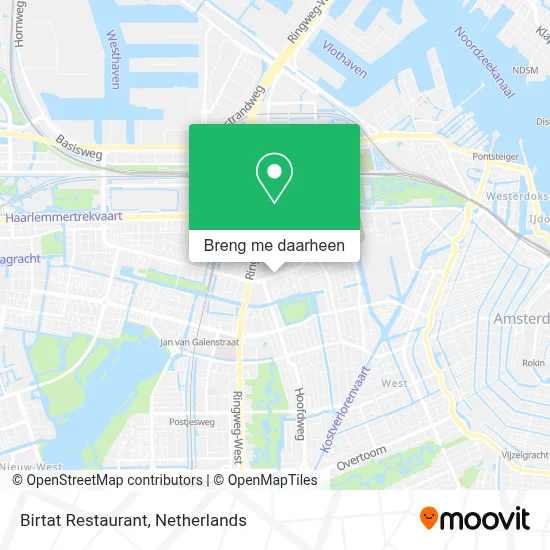Birtat Restaurant kaart