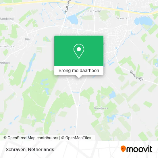 Schraven kaart