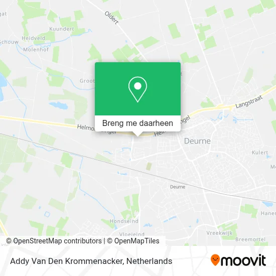 Addy Van Den Krommenacker kaart
