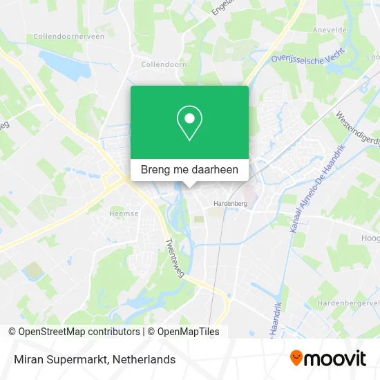 Miran Supermarkt kaart