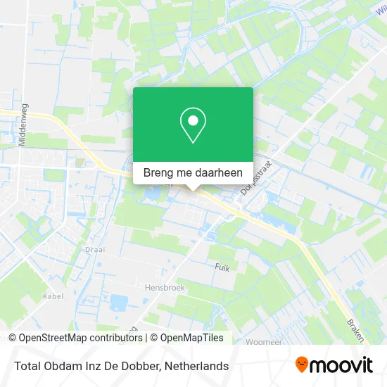 Total Obdam Inz De Dobber kaart