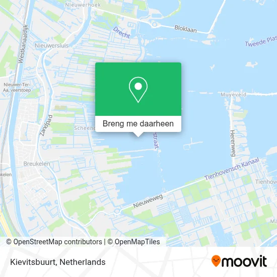 Kievitsbuurt kaart