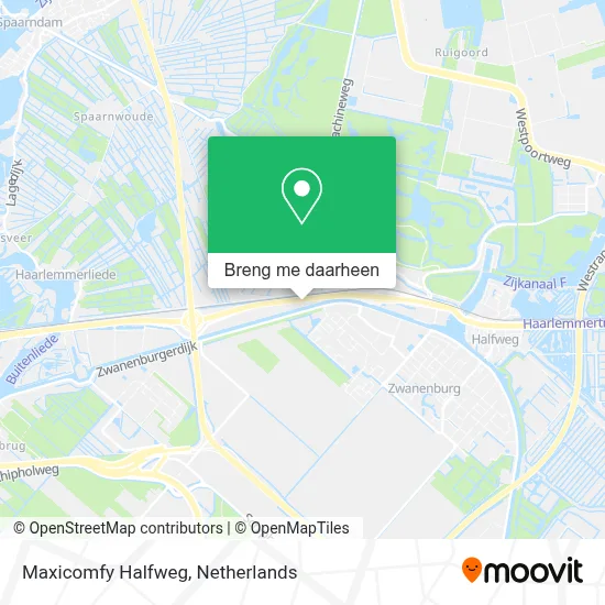 Maxicomfy Halfweg kaart