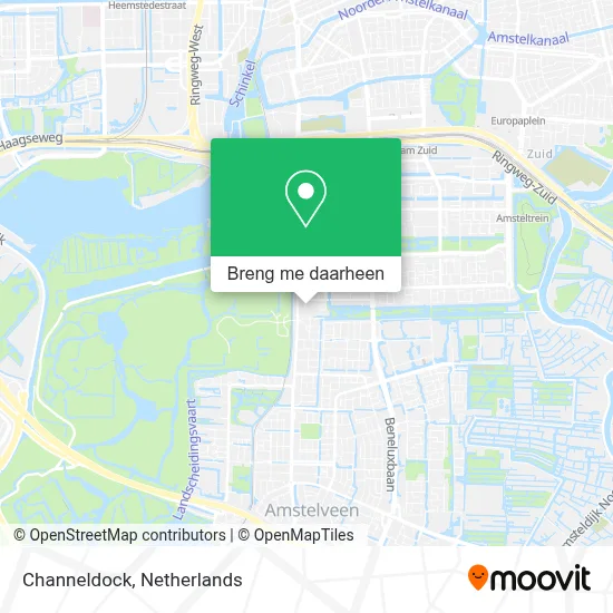 Channeldock kaart