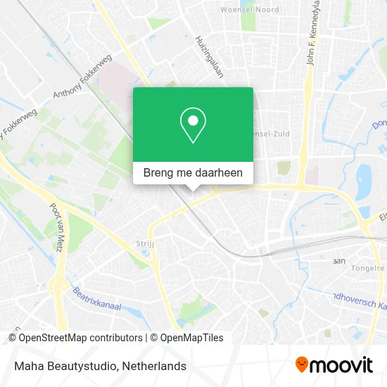 Maha Beautystudio kaart