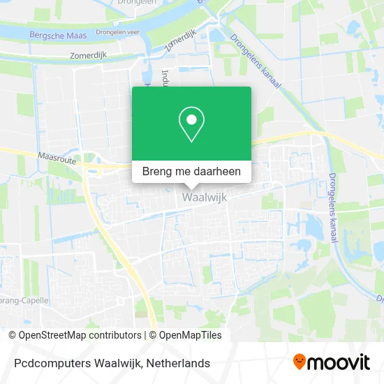 Pcdcomputers Waalwijk kaart