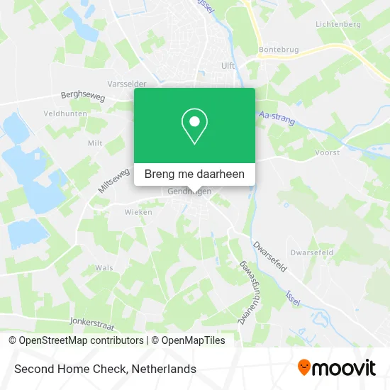 Second Home Check kaart