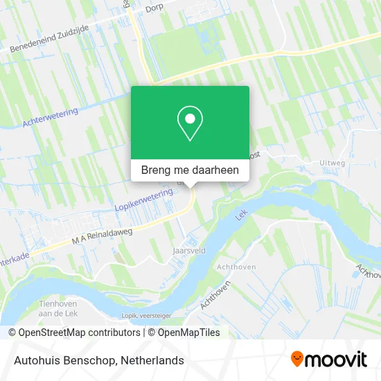 Autohuis Benschop kaart