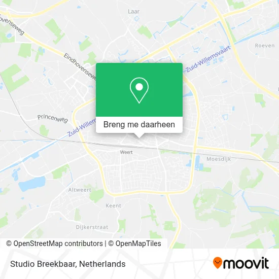 Studio Breekbaar kaart