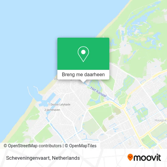 Scheveningenvaart kaart
