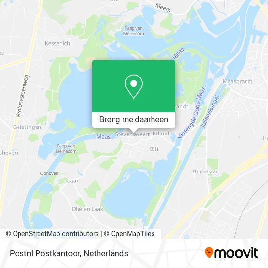 Postnl Postkantoor kaart